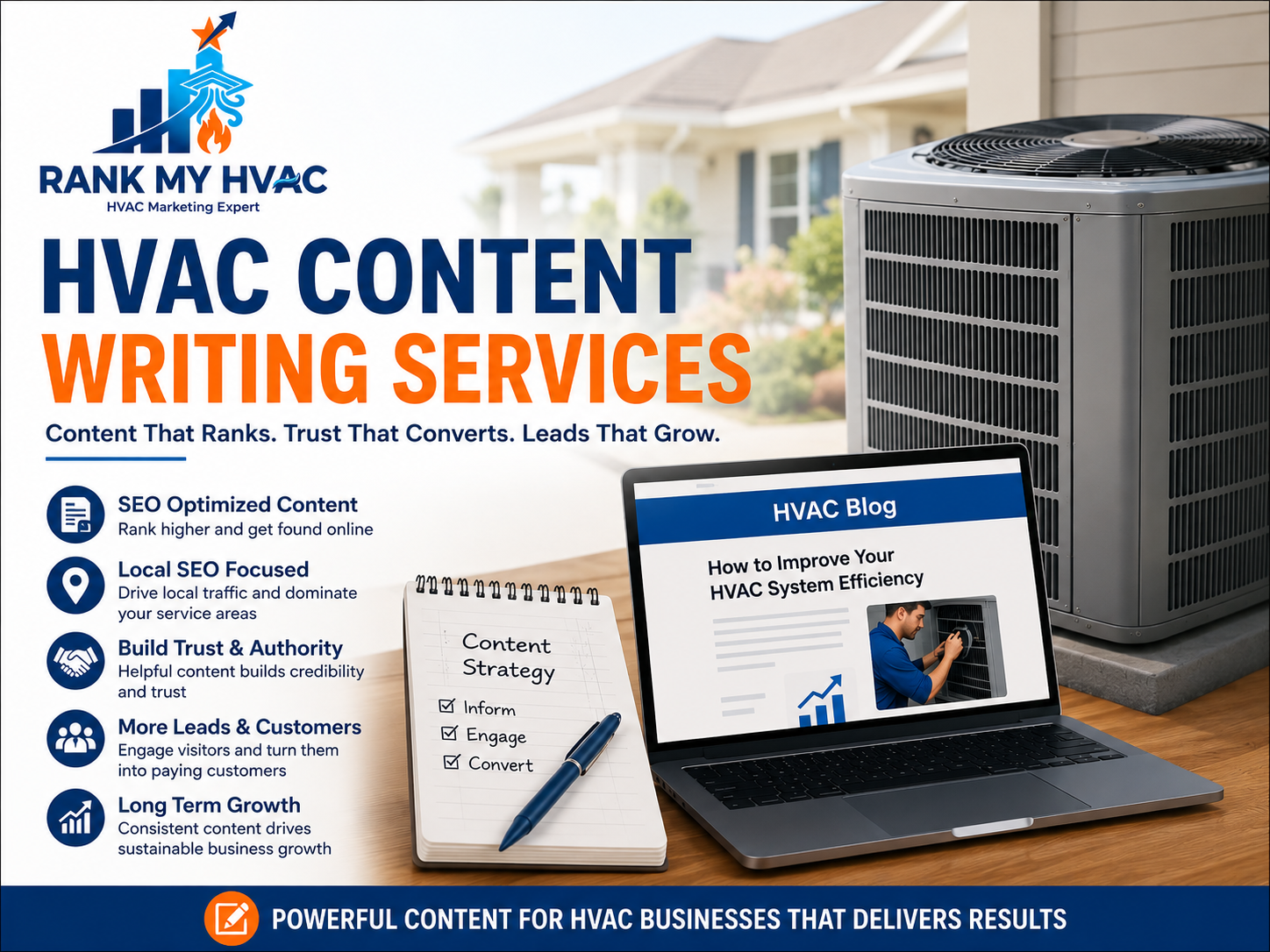 How HVAC Content Writing Services Help HVAC Businesses Generate More Leads