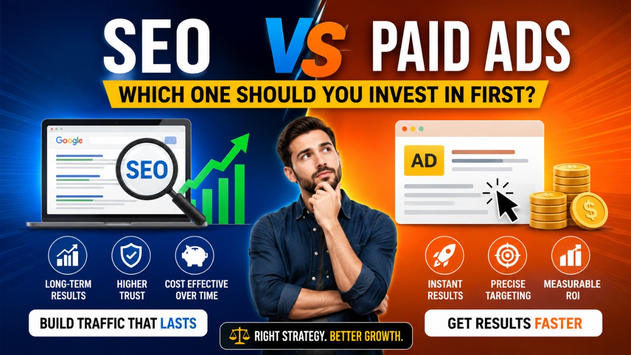 SEO vs Paid Ads: Which One Should You Invest In First?