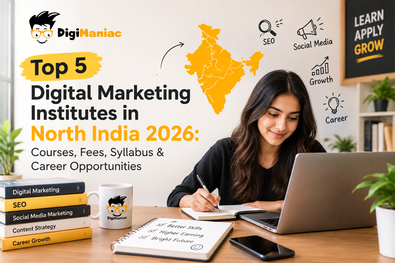 Top 5 Digital Marketing Institutes in North India 2026