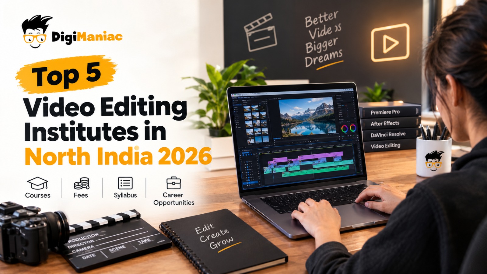 Top 5 Video Editing Institutes in North India 2026: Syllabus, Software & Career Scope