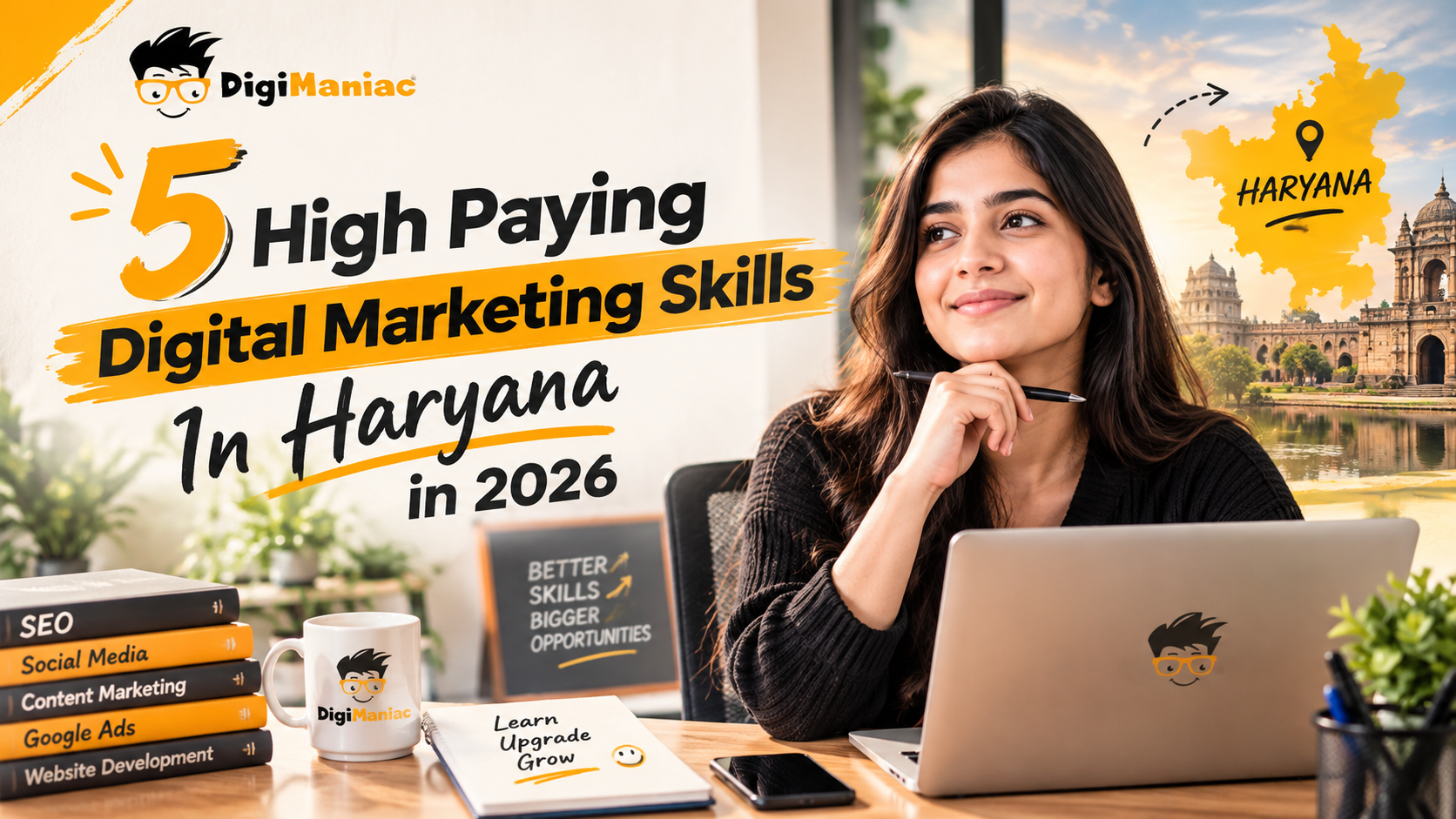 5 High Paying Digital Marketing Skills In Haryana in 2026