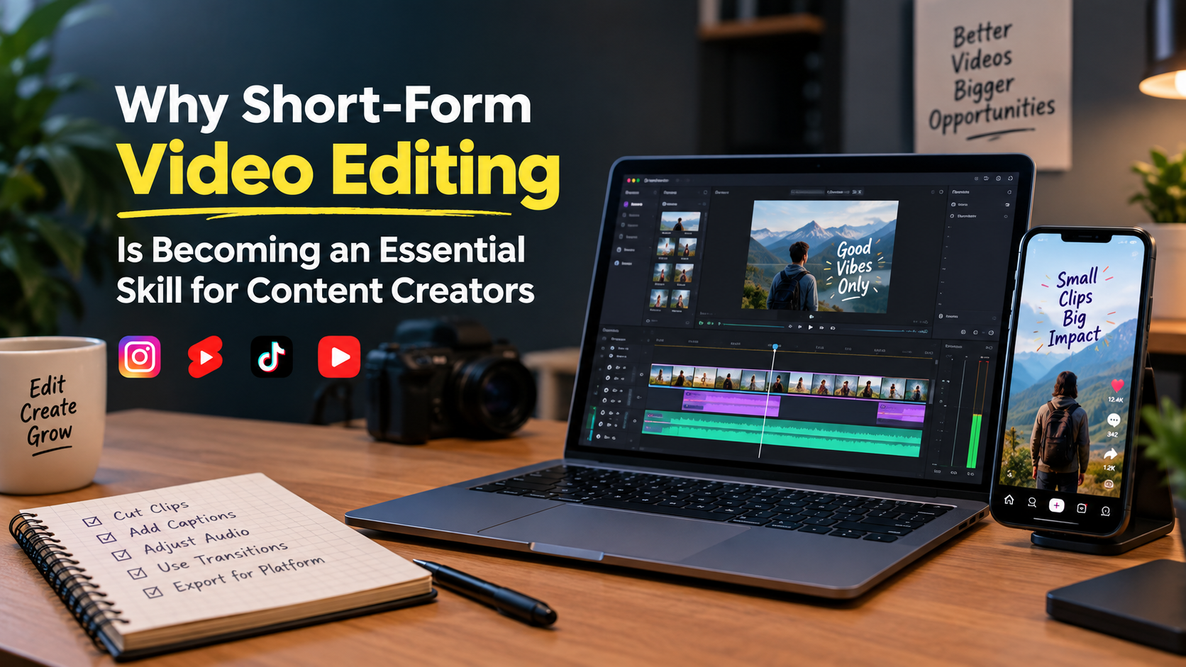Why Short-Form Video Editing Is Becoming an Essential Skill for Content Creators