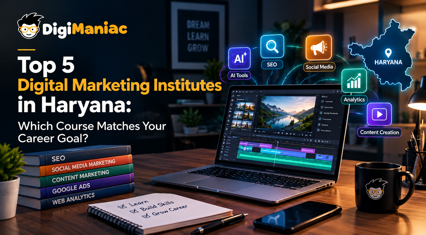 Top 5 Digital Marketing Institutes in Haryana: Which Course Matches Your Career Goal?