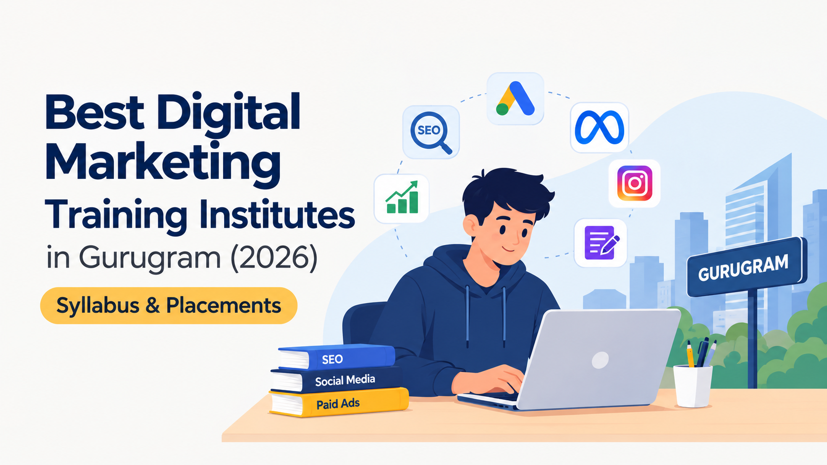 Best Digital Marketing Training Institutes in Gurugram (2026) – Syllabus & Placements